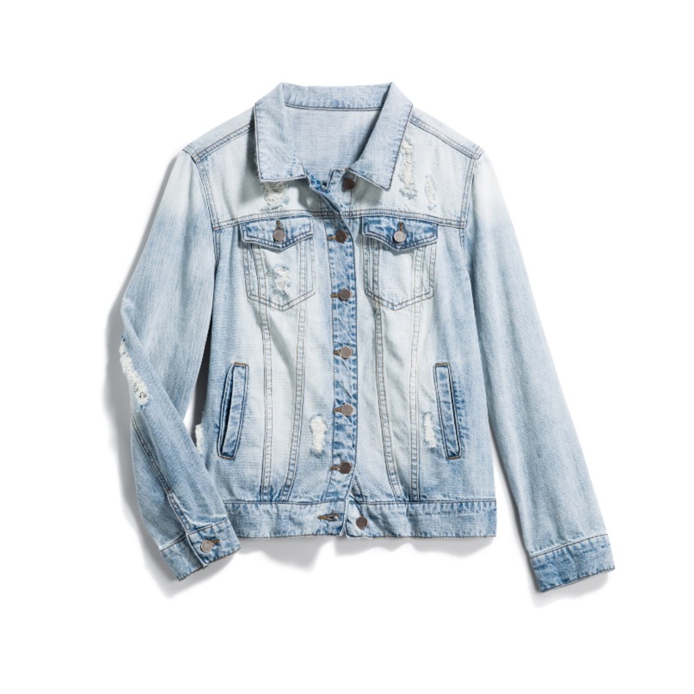 NWOT Geena Girlfriend Denim Jacket